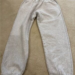TNA Gray Sweatpants Cozy AF Fleece